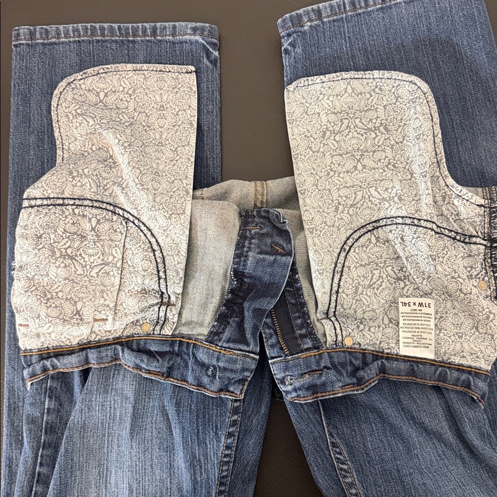 Cody James Blue Denim Jeans Slim Boot Cut - 31W x 34L - Picture 7 of 12